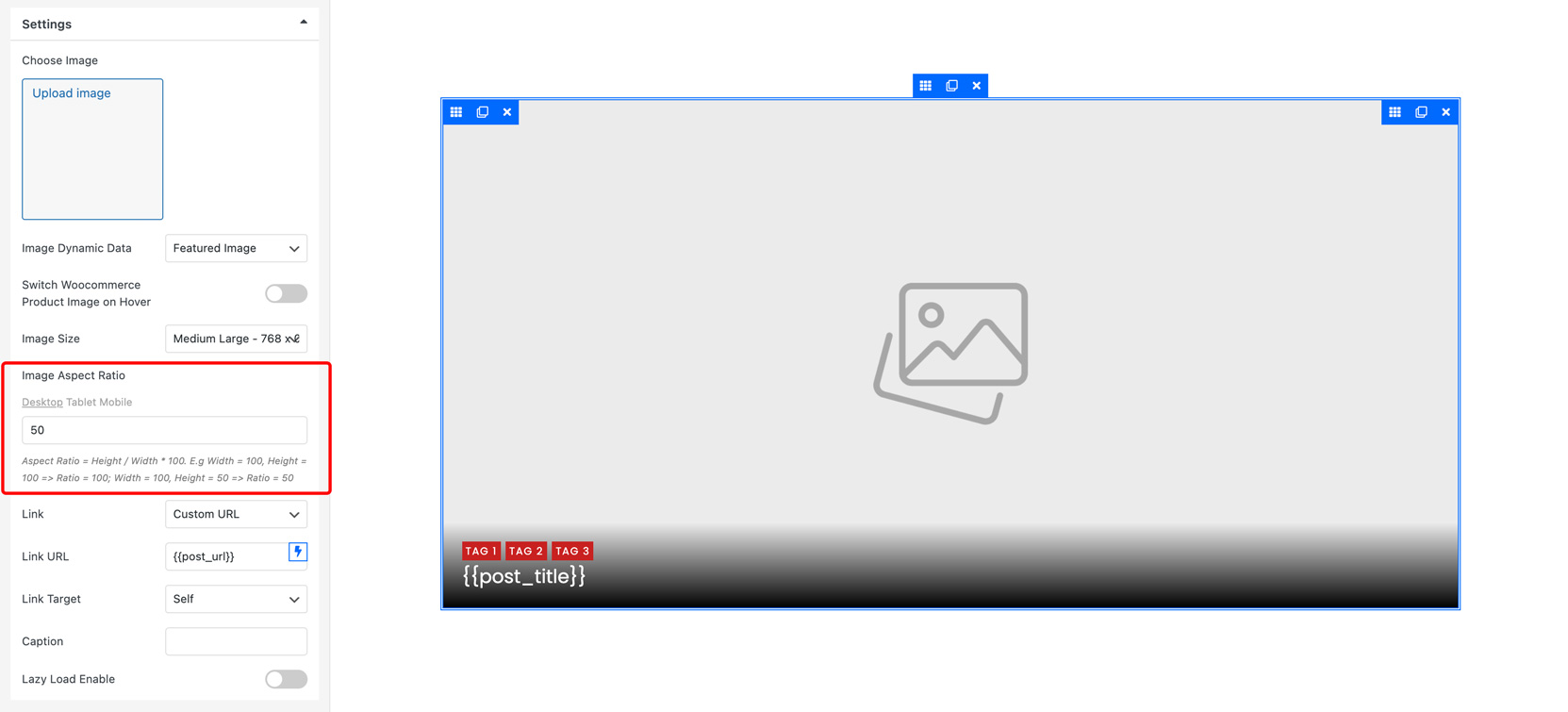 set aspect ratio illustration